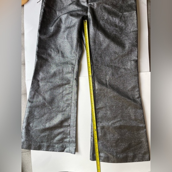 House of CB Metallic Gray Wide-Leg Pants - Picture 9 of 10